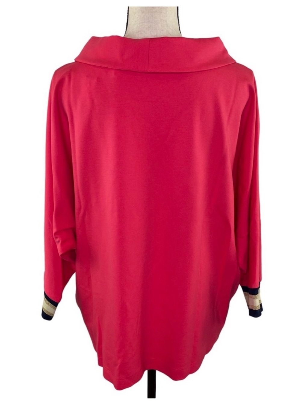 NWOT TRINA TURK AQUATA TOP IN PINK SAPPHIRE - Picture 7 of 9